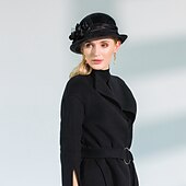 economico Fascinatori &amp; Cappelli-Cappello Vintage Retro Anni '50 Festa di San Valentino per Donne Derby Ascot Festival di Corse Cappello per Adulti Tutte le Stagioni