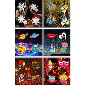 cheap Christmas Gift Lights-Christmas Projector Waterproof Remote Control 16 Patterns High-definition Projection Effects Indoor and Outdoor Festival Garden Decorative Lights Low Voltage Safety