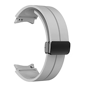 economico Cinturini per orologi Samsung-Cinturino per orologio  per Samsung Orologio 7/6/5/4 40/44mm, Orologio 5 Pro 45mm, Orologio 6 Classic 43/47mm, Orologio 4 Classic 42/46mm Silicone Sostituzione Cinghia 20mm Chiusura Magnetica