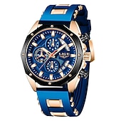 cheap Quartz Watches-LIGE Mens Watch Quartz Watches for Men Steel Band Men&#039;s Analog Quartz Multifunctional Sports Wristwatch Men Date Business Casual Waterproof Quartz Watch