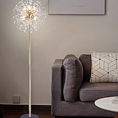economico lampada da tavolo e da terra-Lampada Da Terra Elegante Lampada Da Terra Dente Di Leone Lampada Da Comodino Per Camera Da Letto