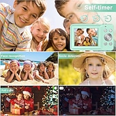 cheap Digital Camera-Digital Camera 1080P 44MP Vlogging Camera with LCD Screen 16X Zoom Compact Portable Mini Rechargeable Camera Gifts for Students Teens Adults Girls Boys
