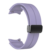 economico Cinturini per orologi Samsung-Cinturino per orologio  per Samsung Orologio 7/6/5/4 40/44mm, Orologio 5 Pro 45mm, Orologio 6 Classic 43/47mm, Orologio 4 Classic 42/46mm Silicone Sostituzione Cinghia 20mm Chiusura Magnetica