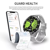 abordables Relojes inteligentes-HW28 Reloj inteligente 1.39 pulgada Smartwatch Reloj elegante Bluetooth Podómetro Recordatorio de Llamadas Seguimiento de Actividad Compatible con Android iOS Hombre Larga espera Llamadas con Manos