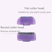 abordables Rasage et épilation-Kit d&#039;épilation professionnel indolore laser tactile épilateur usb rechargeable femmes corps visage jambe bikini main rasoir épilateur