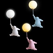cheap Indoor Wall Lights-LED Wall Lamp Cartoon Balloon Bear Indoor Wall Light For Home Bedroom Bedside Indoor
