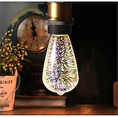 levne LED žárovky kulaté-vánoční 3d ohňostroj žárovky dekorace led žárovka e27 5w 85-265v vintage retro edison žárovka hvězda ohňostroj lampa dovolená noční světlo novinka vánoce