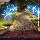 halpa Pathway Lights &amp; Lanterns-1/2kpl ilotulitusvalot ulkona aurinko joulu puutarhakoristeet polku valot led koriste meteori hevoslamppu vedenpitävä tähtilamppu puutarhan nurmikon maisemaan uudenvuoden valot