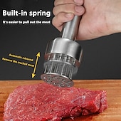 economico Utensili carne-Acciaio inossidabile 304 carne sfusa ago bistecca ago fibbia carne arrosto carne cravatta carne tenera carne tendine rotto artefatto bistecca martello strumento