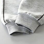 billiga Underdelar-Barn Pojkar Joggingbyxor Byxor Ensfärgat Byxor Skola Bomull Sport Dagligen Svart Marinblå Mörkgrå