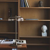 abordables lámpara de mesa y de piso-lámpara de mesa led galss dormitorio nórdico lámpara de noche sala de estar estudio luces decorativas interruptor de encendido / apagado