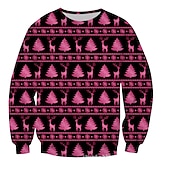 levne Mikiny a kapucí-Vánoce Ježíšek Mikina Pullover Vtipná vánoční mikina Anime 3D tisk 3D Grafika Pro Pro páry Pánské Dámské Dospělé Vánoce Karneval Plesová maškaráda 3D tisk