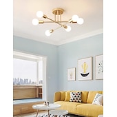 preiswerte Sputnik-Design-6-Licht 70 cm Sputnik Design Cluster-Design Kronleuchter Metall Industriell Lackierte Oberflächen Moderne Traditionell-Klassisch 110-120V 220-240V / ASTM