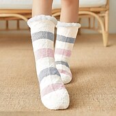 economico calzini da casa-calzini in maglia push per donna uomo, calzini caldi morbidi e soffici calzini spessi e comodi calzini invernali natalizi per donna 6 o 5 paia