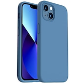 Χαμηλού Κόστους iPhone Θήκες-Θήκη τηλεφώνου για iPhone 16 iPhone 15 Pro Max Plus iPhone 14 13 12 11 Pro Max Mini X XR XS Max 8 7 Plus Θήκη Λιπαντικού Σιλικόνης Ανθεκτική σε Κραδασμούς Μονοχρωματική Σιλικόνη