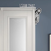 preiswerte Event &amp; Party Supplies-left right wooden door i saw that jesus head funny home decor frame ornament door frame decoration