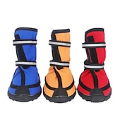 cheap Boots &amp; Paw Protectors-Dog Cat Boots / Shoes Rain Boots Cute Stylish Winter Waterproof Breathable Soft Washable Comfortable Outdoor Casual Daily Dog Clothing for Bichon Frise Pomeranian Baby Pet Papillon Small