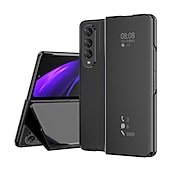 preiswerte Samsung-Handyhülle-Handy Hülle Handyhüllen Für Samsung Galaxy Z-Falte 6 Z Fold 5 Z Fold 4 Z Fold 3 Klappetui Shutzrahmen Magnetisch Ganzkörperschutz Einfarbig PC Metall
