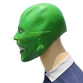 billige Tilbehør-jekyll i forkledning jim carrey maske halloween latex cosplay jul jekyll performance dansefest maske