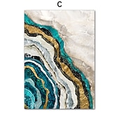 preiswerte Abstrakte Drucke-1 Panel abstrakte Drucke/Poster Luxus rosa blau gold Wandkunst modernes Bild Wohnkultur Wandbehang Geschenk gerollte Leinwand ungerahmt, ungedehnt