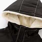 billiga Jackor och rockar för pojkar-Barn Pojkar Parkas Ytterkläder Bokstav Långärmad Täcka Utomhus Bomull Mode Häftig Blå Orange Vinter Höst 7-13 år