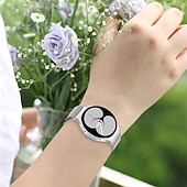 ieftine Curele de ceas Samsung-Uita-Band pentru Samsung Watch 7/6/5/4 40/44mm, Galaxy Watch 5 Pro 45mm, Galaxy Watch 4/6 Classic 42/46/43/47mm, Watch 3, Active 2, Gear S2 Oțel inoxidabil Înlocuire Curea 20mm Curea Milaneza Brăţară