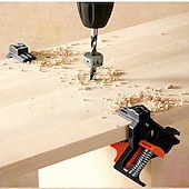 cheap Clamps-90Degree Right Angle Clamp Set Picture Frame Corner Clips Mate Woodworking Hand Tools Fixing Clip Positioning Tool Kit
