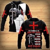 abordables Sudaderas con capucha para hombre-Wishine sudaderas con capucha unisex impresión digital 3d película de terror payaso sudadera pulóver top negro xl tops de calavera