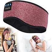 cheap On-ear &amp; Over-ear Headphones-Sleep Headphones Bluetooth Headband Wireless Music Eye Mask Thin Stereo Speakers Mic Handsfree Music Earbuds for Side Sleepers Running Insomnia Travel Yoga Sleeping Band