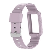abordables Correas de reloj Fitbit-Correa de Smartwatch Compatible con Fitbit Charge 4 / Charge 3 / Charge 3 SE Charge 5 Silicona Reloj inteligente Correa Impermeable Ajustable Transpirable Correa Deportiva Reemplazo Pulsera