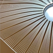 cheap Pendant Lights-LED Pendant Light Lotus Leaf Hat3000-6000K Adjustable Modren Suspension Classic Chandeliers Restaurant Bedroom Fashion Pendant Light For Living Room 110-240V Bulb Included