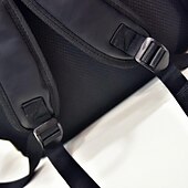 abordables Sacs à dos de Collège-Sac à dos en similicuir noir pour homme avec poche avant zippée – Sac élégant et imperméable pour ordinateur portable, idéal pour le travail, l&#039;université ou les déplacements quotidiens