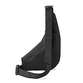 levne Pánské tašky-Pánská vodotěsná crossbody taška – náprsní taška proti krádeži s nabíjecím portem USB pro cestování a outdoorové aktivity