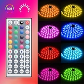 economico Controllo a distanza-HA CONDOTTO LA striscia di luce 15 m/20 m 50 piedi 65.6ft rgb cambiamento di colore ha condotto la striscia di luce kit con telecomando chiave ir44 per l&#039;illuminazione della camera da letto flessibile