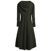 tanie Jednolite kolory-Damskie Pulower Jednokolorowe Codzienny Długi rękaw Regularny Swetry rozpinane Jesień Zima Wino Czarny Rumiany róż