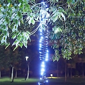 billiga Stickkontakter-meteorregn regnljus utomhus jul hängande smällare snöre lätt snö fallande regndroppe istappar feljus för julgran trädgårdsdekor AC110v -220v eu us plug upgrade