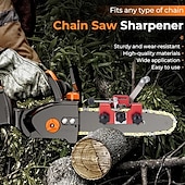 abordables accessoires de forage-dispositif d&#039;affûtage de chaîne de scie à chaîne - gabarit en acier inoxydable facile à utiliser pour un meulage de précision - outil d&#039;affûtage rapide et précis pour l&#039;entretien de la chaîne