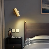 economico Luci da parete-Applique Da Parete Per Interni Moderne Per Interni Camera Da Letto Sala Da Pranzo Applique Da Parete In Rame 220-240 V 10 W