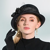 economico Fascinatori &amp; Cappelli-Cappello Vintage Retro Anni '50 Festa di San Valentino per Donne Derby Ascot Festival di Corse Cappello per Adulti Tutte le Stagioni