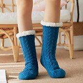 economico calzini da casa-calzini in maglia push per donna uomo, calzini caldi morbidi e soffici calzini spessi e comodi calzini invernali natalizi per donna 6 o 5 paia