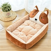 economico Lettini e coperte per cani-cuccia per cani calda in inverno cani grandi e piccoli cartone animato rosso cuccia per animali cuccia per cani stuoia per cani cuccia per gatti forniture per animali domestici