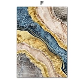 preiswerte Abstrakte Drucke-1 Panel abstrakte Drucke/Poster Luxus rosa blau gold Wandkunst modernes Bild Wohnkultur Wandbehang Geschenk gerollte Leinwand ungerahmt, ungedehnt