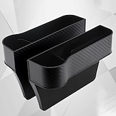 cheap Luggage &amp; Travel Storage-Car Seat Gap Storage Filler Organizer, Car Organizer Front Seat, Pack Auto Console Side Storage Box with Cup Holders,Car Organizers and Storage for Holding Phone, Sunglasses, Wallet Car Accessories
