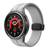 cheap Samsung Watch Bands-Watch Band for Samsung Galaxy Watch 7/6/5/4  40/44mm, Watch 5 Pro 45mm, Watch 6 Classic 43/47mm, Watch 4 Classic 42/46mm Silicone Replacement  Strap Magnetic Clasp Waterproof Adjustable Sport Band
