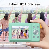 cheap Digital Camera-Digital Camera 1080P 44MP Vlogging Camera with LCD Screen 16X Zoom Compact Portable Mini Rechargeable Camera Gifts for Students Teens Adults Girls Boys
