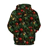 abordables Sudaderas y sudaderas con capucha divertidas-Dinosaurio Suéter de navidad Sudadera Pullover Sudadera con capucha navideña divertida Impresión 3D Hombre Mujer Navidad Carnaval Mascarada Nochebuena Navidad Adultos Fiesta Navidad Cima