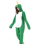 olcso Onesie jelmezek-Felnőttek Karakter Pizsama Onesie jelmez Farsangi jelmez Egyszarvú Macska Onesie pizsama Kigurumi pizsama mert Férfi és női Farsang Rajzfilm