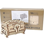 olcso Kirakós játékok-nőnapi ajándékok 3d fa puzzle antik ékszerdoboz zenedoboz készlet barkácsolás otthoni dekoráció lézerrel vágott mechanikus modell anyák napi lenyűgöző ajándékok felnőtteknek anyák napi ajándékok