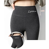 billige Vanlige leggings-Dame Strømpebukse Leggings Varmt undertøy Mote Ankel-lengde Høy Midje عادي Hold Varm Rumpeløft Komfort Høy Elastisitet Fritid / hverdag Naken Svart Rosa Lilla Mager