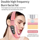 economico Apparecchi per la cura del viso-dispositivo di sollevamento facciale led fotone terapia viso dimagrante vibratore massaggiatore doppio mento v viso a forma di guancia cintura di sollevamento macchina